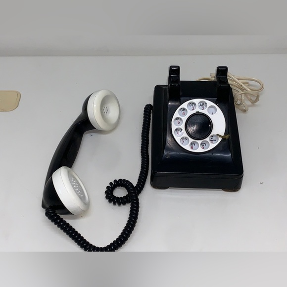 Early Mid Century Vintage WESTERN BELL Rotary Dial Telephone - Picture 15 of 16